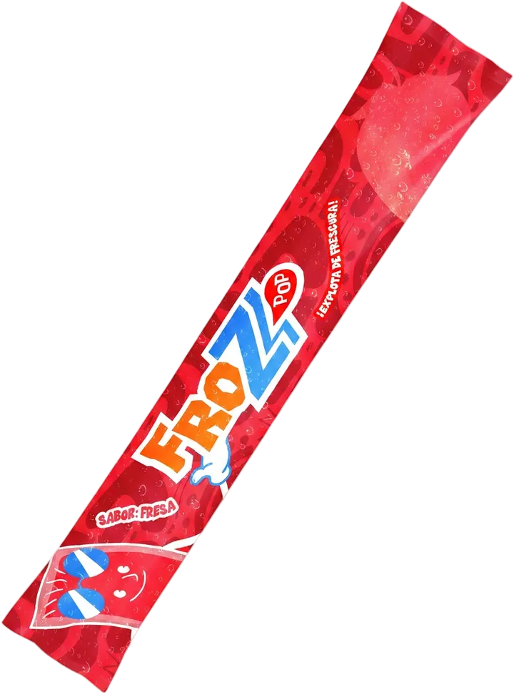 Boli FrozzPOP sabor Fresa